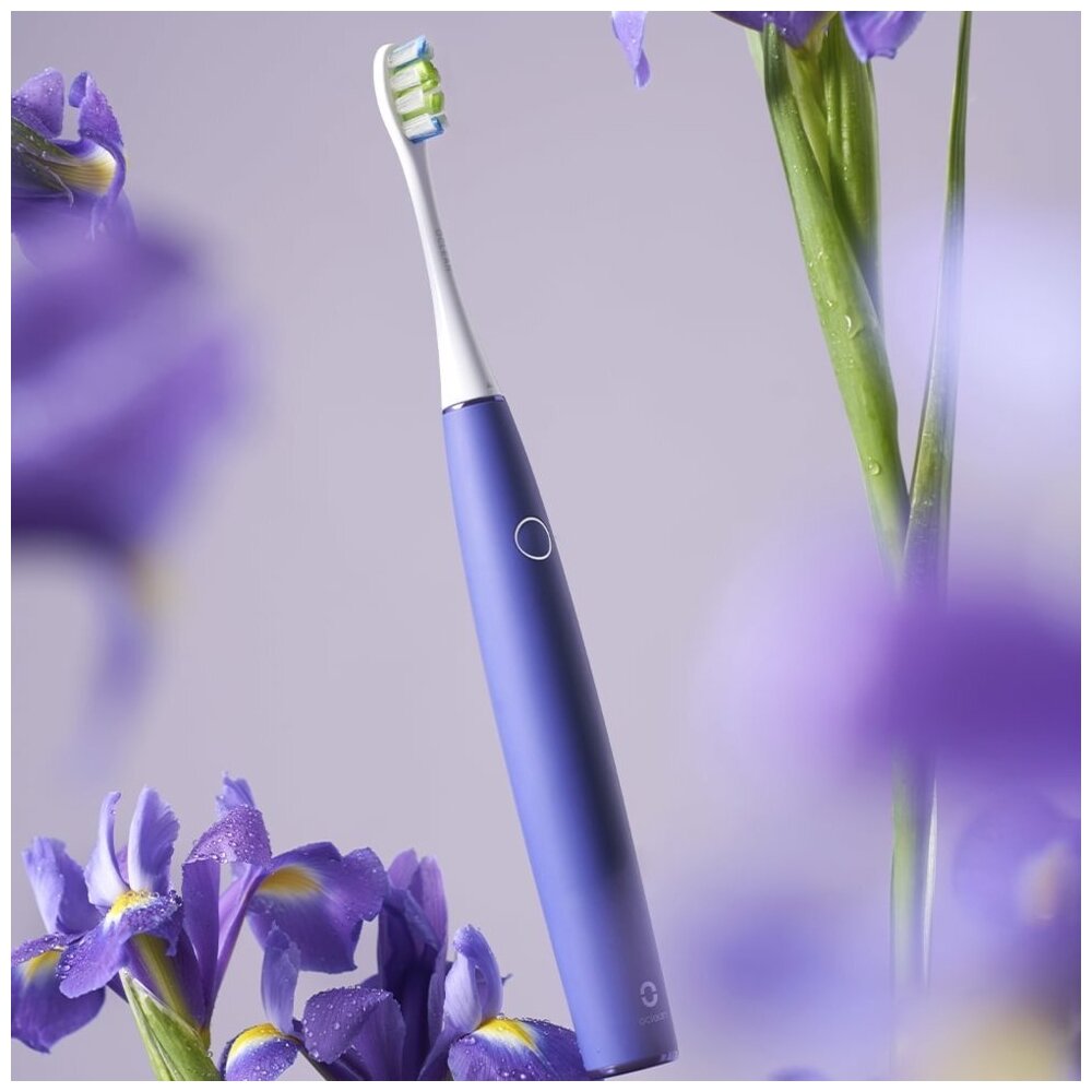 Звуковая зубная щетка Oclean Air 2, purple iris - фотография № 4