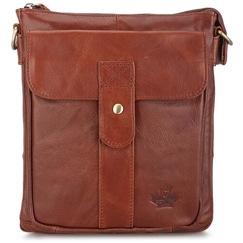 фото Мужская сумка-планшет из натуральной кожи «фуллер» m1381 coffee zznick