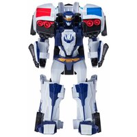 Трансформер YOUNG TOYS Tobot Mini Sergeant Justice 301099, белый/синий/черный