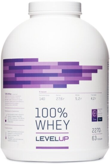 LevelUp 100% Whey, 2270 g (ваниль)