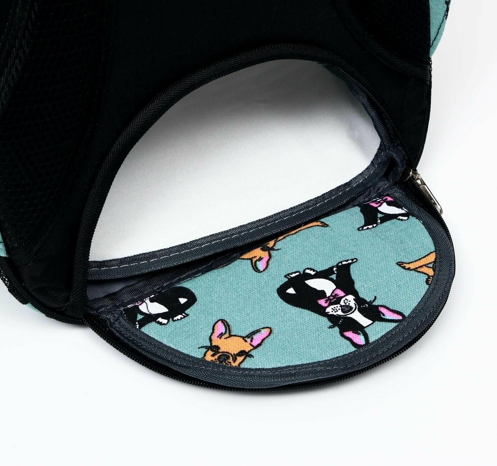 Рюкзак для переноски кошек и собак прозрачный «Силуэты», 31 х 28 х 42 см - фотография № 5