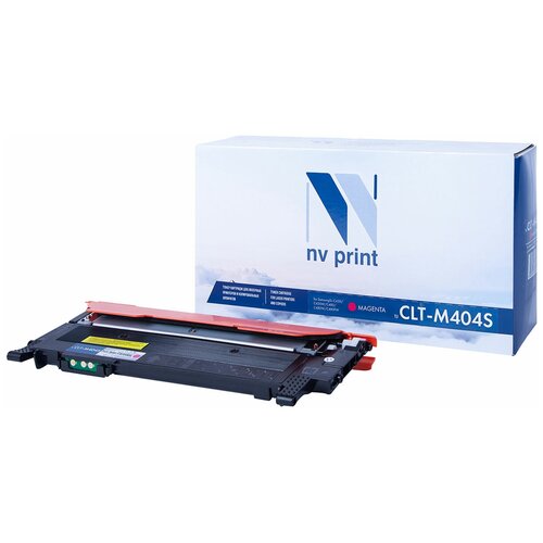 Картридж NV Print CLT-M404S для Samsung, 2500 стр, пурпурный картридж cactus cs clt m404s 1000 стр пурпурный