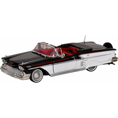 Модель машины 1958 Chevy Impala (GET LOW серия) 1:24 Motormax 79025 коллекционная машинка металлическая модель лоурайдер get low