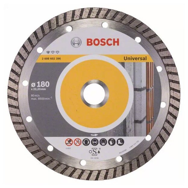 Диск алмазный Bosch Standard for Universal Turbo 180-22,23