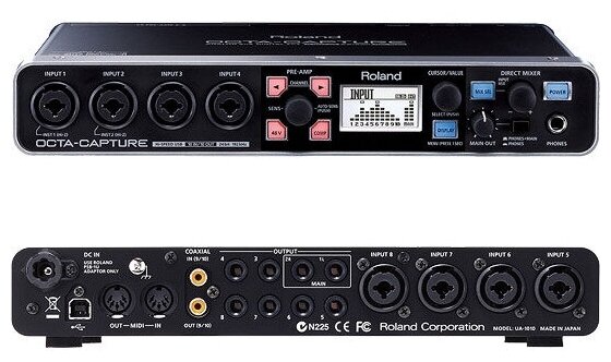 Внешняя звуковая карта с USB Roland OCTA-CAPTURE UA-1010