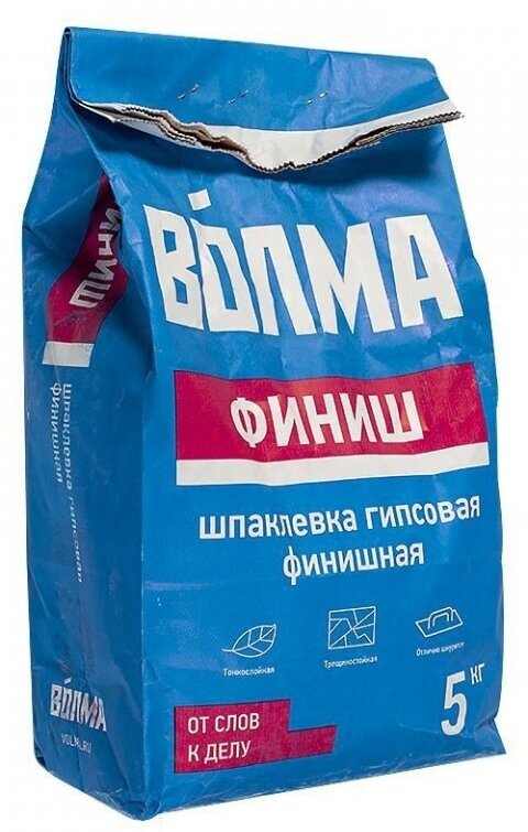 Изображение Шпаклевка финишная гипсовая волма 5 кг