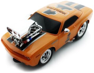 Машинка Wangfeng Toys Muscle Сar (MK8126B), 1:16, оранжевый