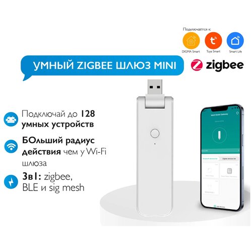 Блок управления умным домом/Беспроводной сетевой умный шлюз Tuya ZigBee 3.0 шлюз Easy Tech с Bluetooth