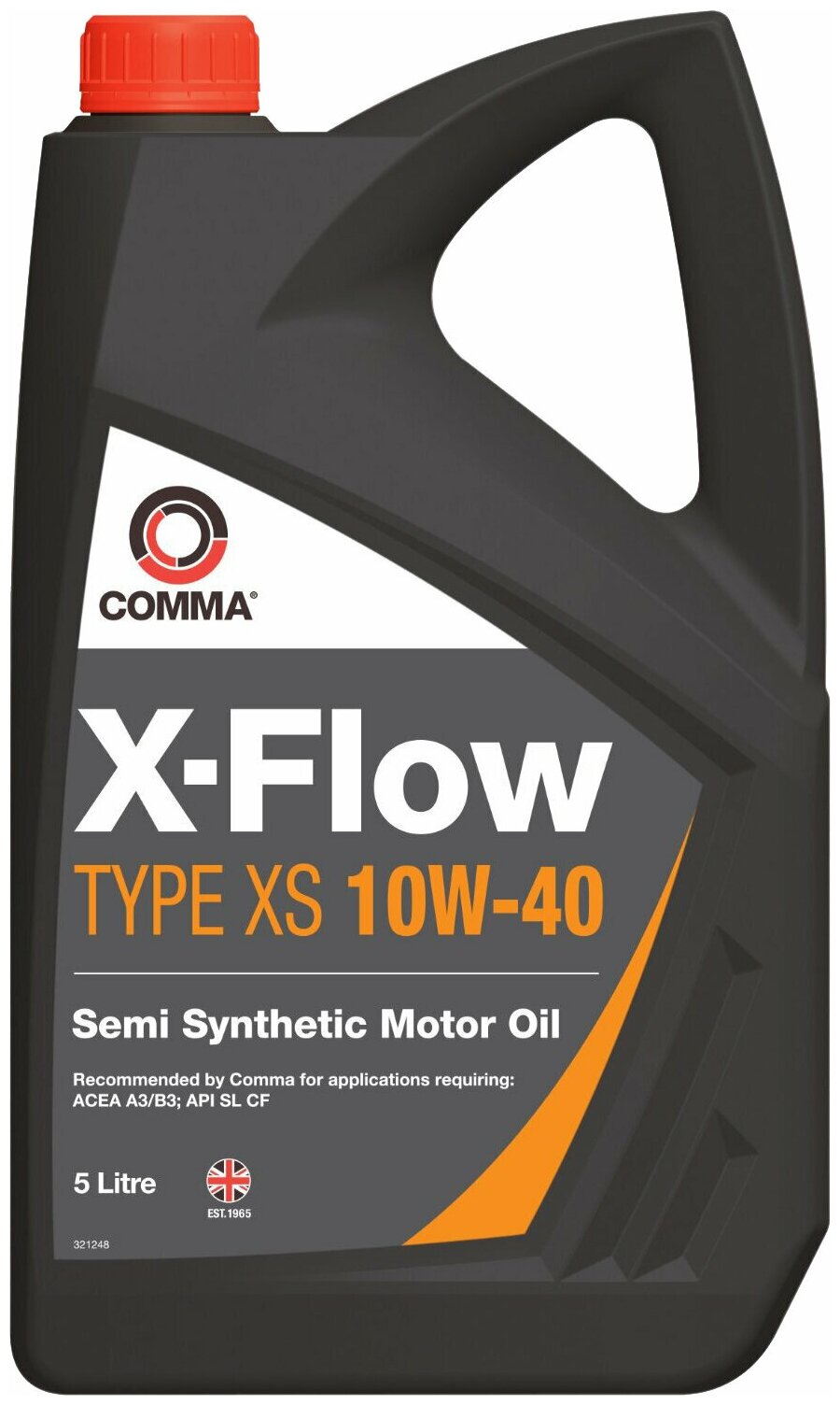 COMMA XFXS5L Масло моторное 10W40 COMMA 5л полусинтетика XFLOW TYPE XS