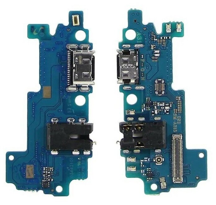 Шлейф (плата) с разъемом зарядки разъемом гарнитуры и микрофоном для Samsung Galaxy A31 A315F (Premium)