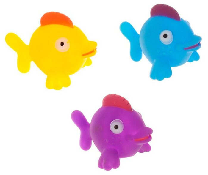 Набор для ванны Abtoys, Веселое купание. Резиновые игрушки, 4 шт. - фото №3