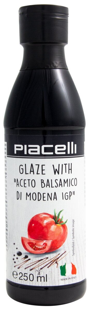 Соус с бальзамическим уксусом из Модены Piacelli нестерилизованный, 250 мл