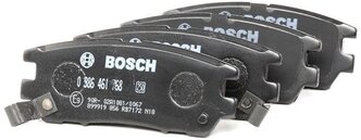 Дисковые тормозные колодки задние Bosch 0986461768 для Mitsubishi L400, Mitsubishi Pajero (4 шт.)