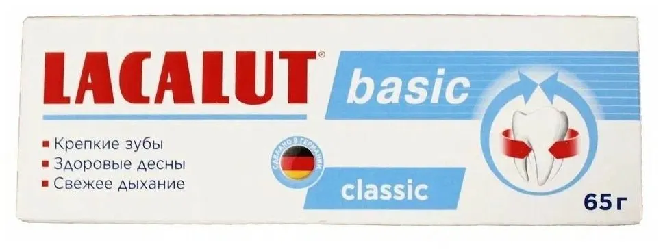 Lacalut basic зубная паста, 65 гр