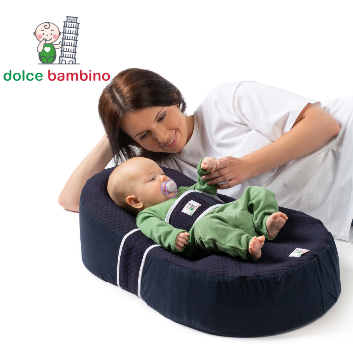 Dolce Bambino Матрас-кокон для новорожденных Dolce Cocon цвет синий 70 х 41 см