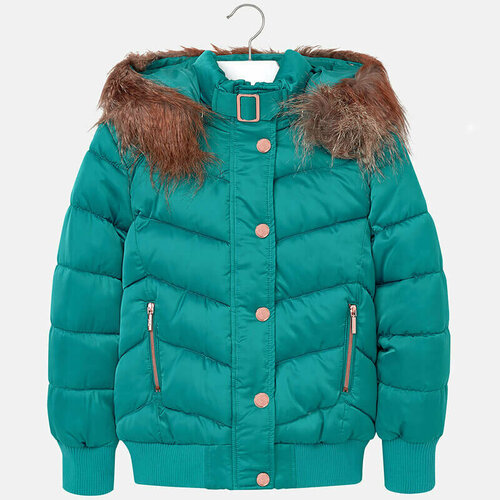 Куртка Mayoral, размер 157 (14 лет), зеленый школьный фартук mayoral размер 14 лет синий зеленый