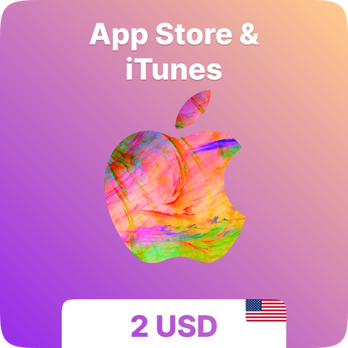 Подарочная карта App Store iTunes 2 USD 29000₽