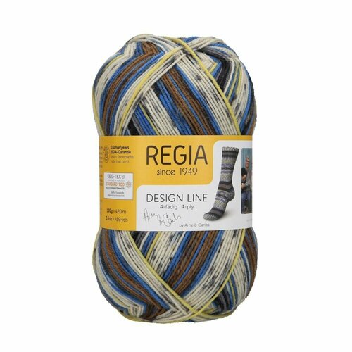 Пряжа Regia Design Line Color ( 75 % шерсть, 25 % полиамид, 100 г, 420 м ) 02460