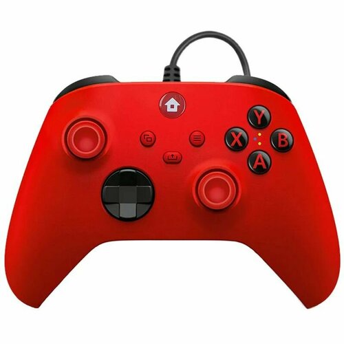 Проводной геймпад джойстик для компьютера ПК и игровой приставки красный 299000₽