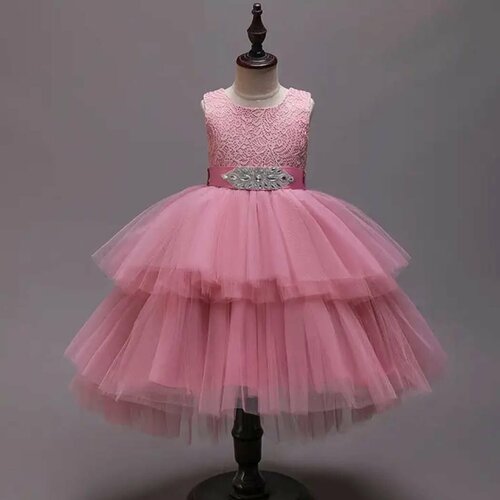 фото Платье, размер 130, розовый