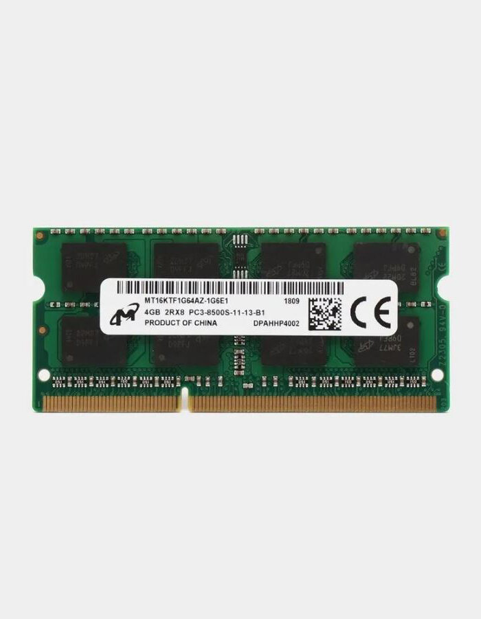 Оперативная память SO-DIMM DDR3 4GB 1600МГц (PC12800) Micron MT16KTF1G64AZ-1G6E1 1.35В