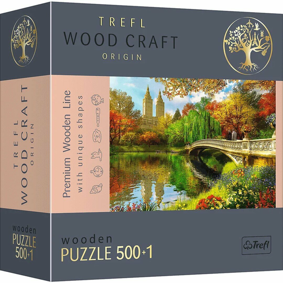 Puzzle-501 деревянный Центральный парк, Манхэттен