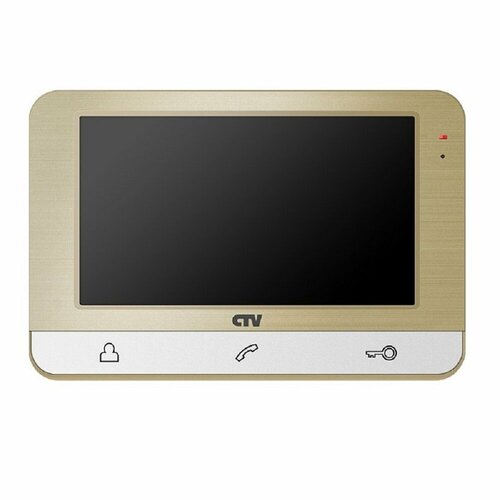 CTV-M1703 Монитор видеодомофона (шампань) комплект видеодомофона ctv dp401 шампань
