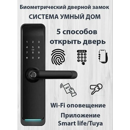 Умный биометрический электронный дверной замок АваИИД V4 Smart life