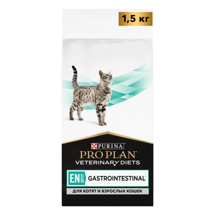 Сухой корм для кошек Pro Plan Veterinary Diets EN при расстройствах пищеварения 1,5 кг
