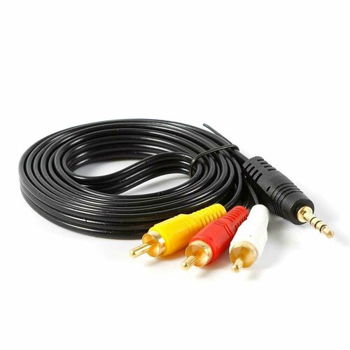 Кабель Jack 3.5 - 3xRCA PROLEGEND видео + стерео PL1062 кабель 3 5 mm jack rca x2 gembird cca 352 10m вилка вилка длина 10 метров