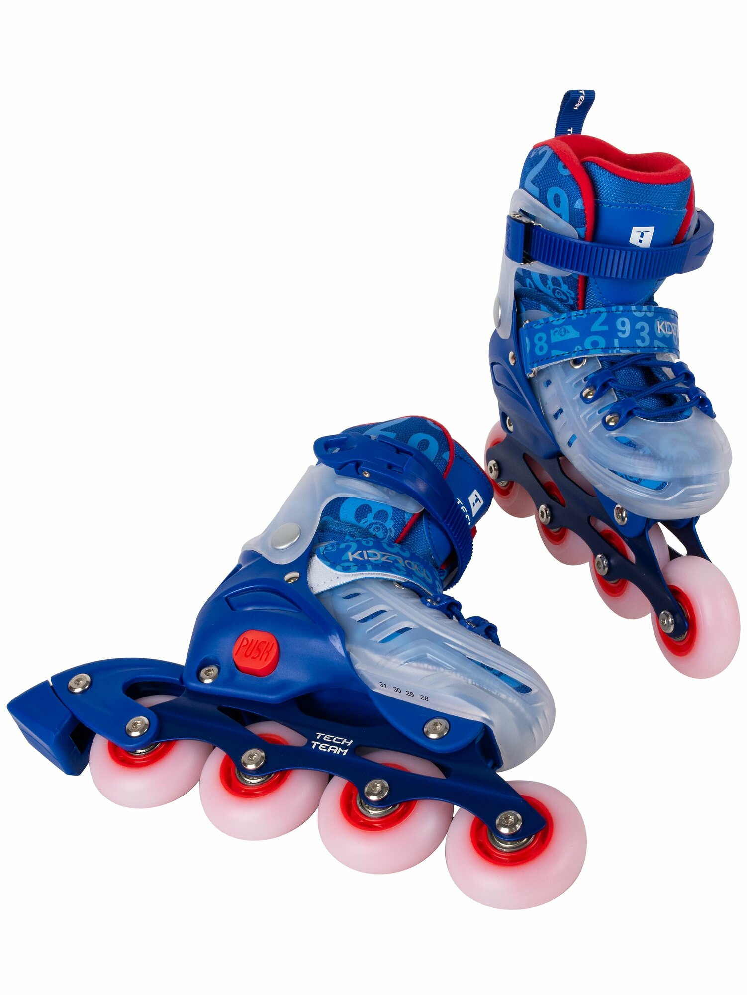 Коньки роликовые детские Kidzroll Dark blue р.32-35(M) 1/6