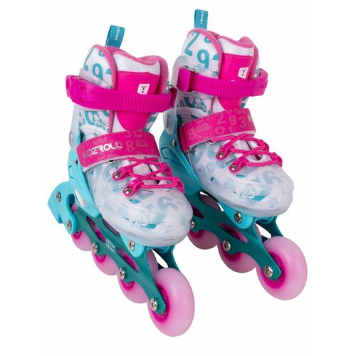 Роликовые коньки детские раздвижные Kidzroll (36-39/L) dark blue