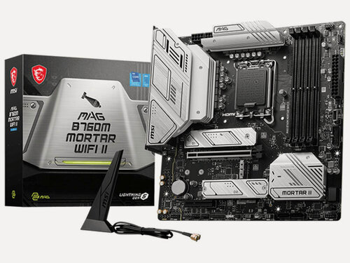 Изображение товара Материнская плата MSI MAG B760M MORTAR WIFI II (LGA1700, mATX)