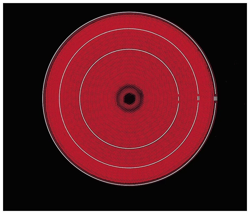 Электрическая варочная панель Electrolux EHF46547XK 57 см 4 конфорки стеклокерамика черный серый металлик