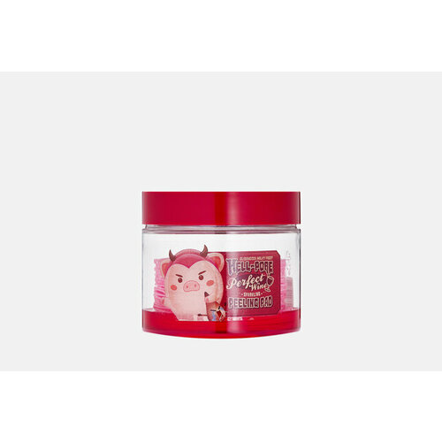 Очищающие и отшелушивающие диски для лица MILKY PIGGY HELL-PORE Perfect Wine SPARKLING PEELING PAD