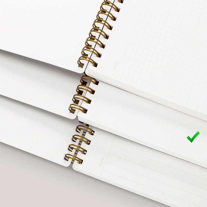 The Notebook Blank Mineral Green Блокнот — фото 1