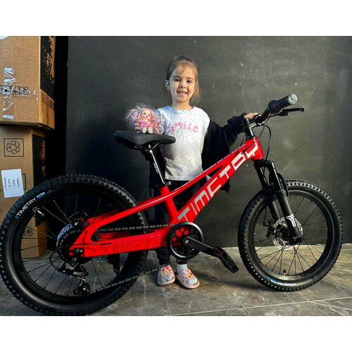 Велосипед Time Try ТT2267s 20 Рама магниевый сплав 10 Подростковый Детский Унисекс красный 22300₽