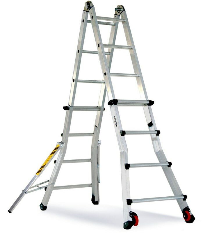 фото Телескопическая лестница Svelt SCALISSIMA ELITE 12+12 ступеней SELITE112