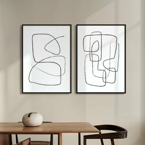 Постер 2 шт 30х40 без рамки 