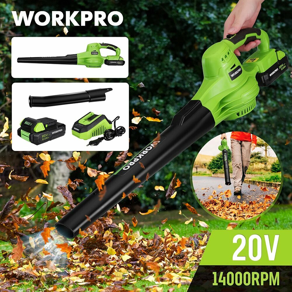 Беспроводная воздуходувка WORKPRO 20V - фотография № 6