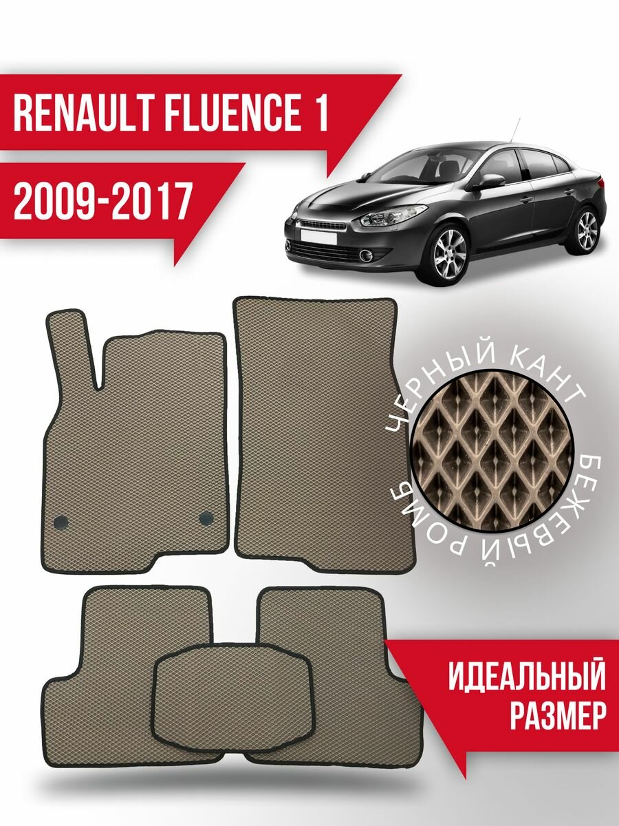 Коврики Ева Renault Fluence 1 (2009-2017)
