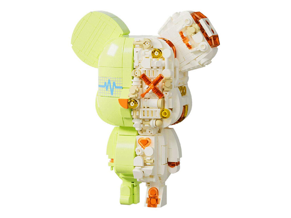 фото Конструктор JAKI JK6250-3 Конструктор Bearbrick: Laser Green