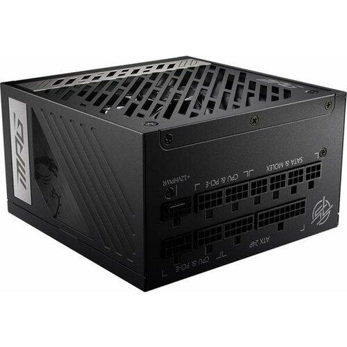 Блок питания 1000W MSI MPG A1000G 80+ Gold Full modularATX 3.0 PCIE5 RTL (306-7ZP7C11-CE0)