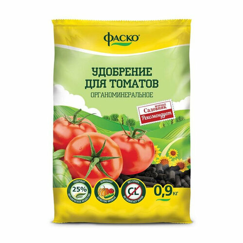 Удобрение органоминеральное для Томатов 0,9 кг Фаско удобрение фаско для томатов 1кг