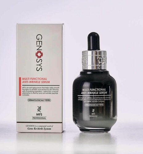 Изображение товара Genosys Multi Functional Anti-Wrinkle Serum Мультифункциональная сыворотка против морщин Антивозрастной уход для коррекции возрастных изменений кожи.30 мл