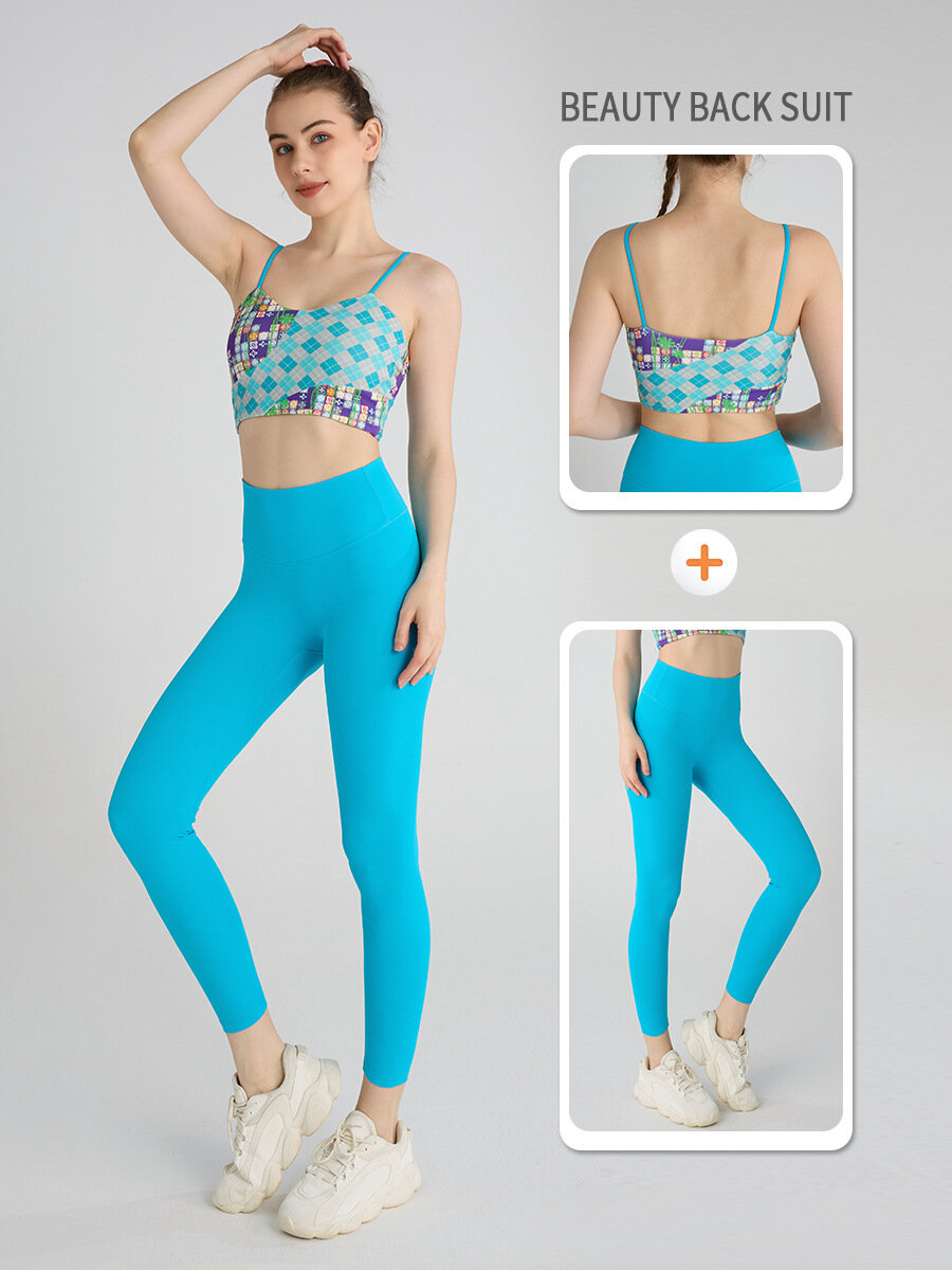 Спортивный костюм Lulu Sexy Sports Yoga Suit, для пилатеса, лимонно-желтый, размер L