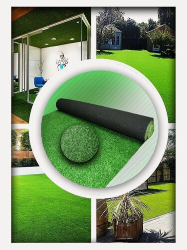 Изображение товара Искусственный газон 1.5 на 4 (высота ворса 8 мм)