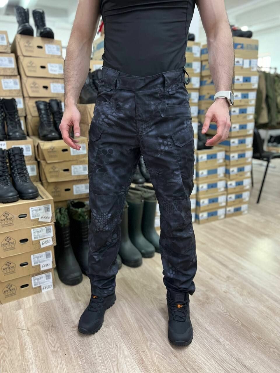 Брюки Страйкер Чёрный питон