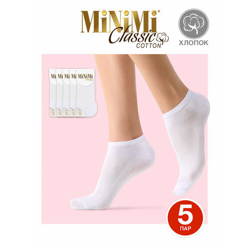 фото Носки minimi, комплект, 5 пар, размер 39-41, bianco