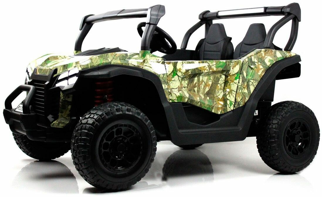Детский электромобиль RiverToys P333PP (Buggy) Зеленый камуфляж